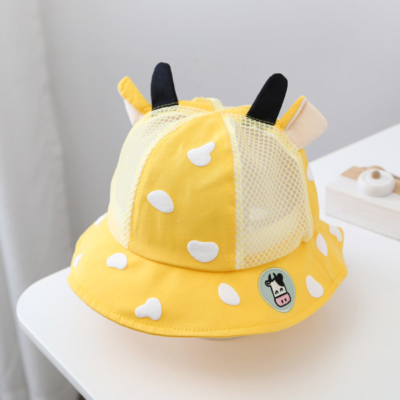 Wholesale Summer Cotton Children's Sunscreen Fisherman Hats