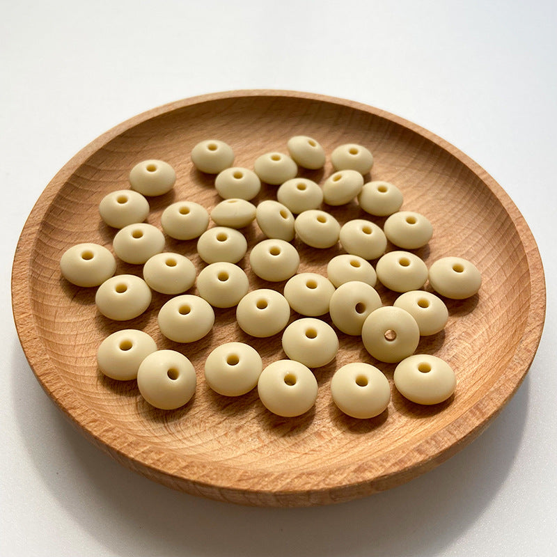 Wholesale 50PCS Small Beads 12MM DIY Abacus Beads Silicone