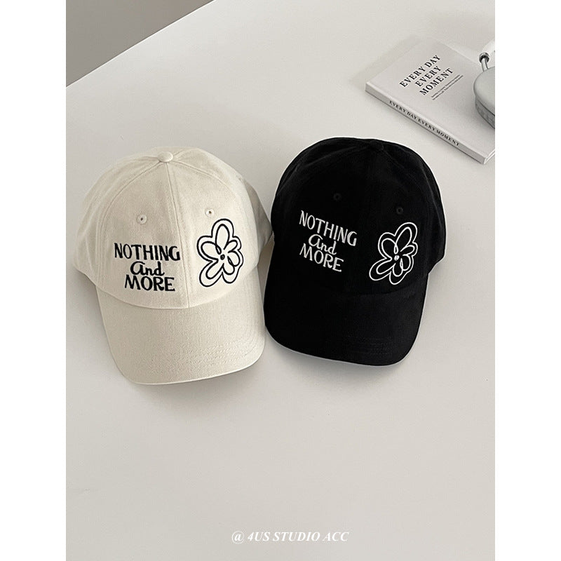 Wholesale Acrylic Flower English Embroidery Baseball Cap