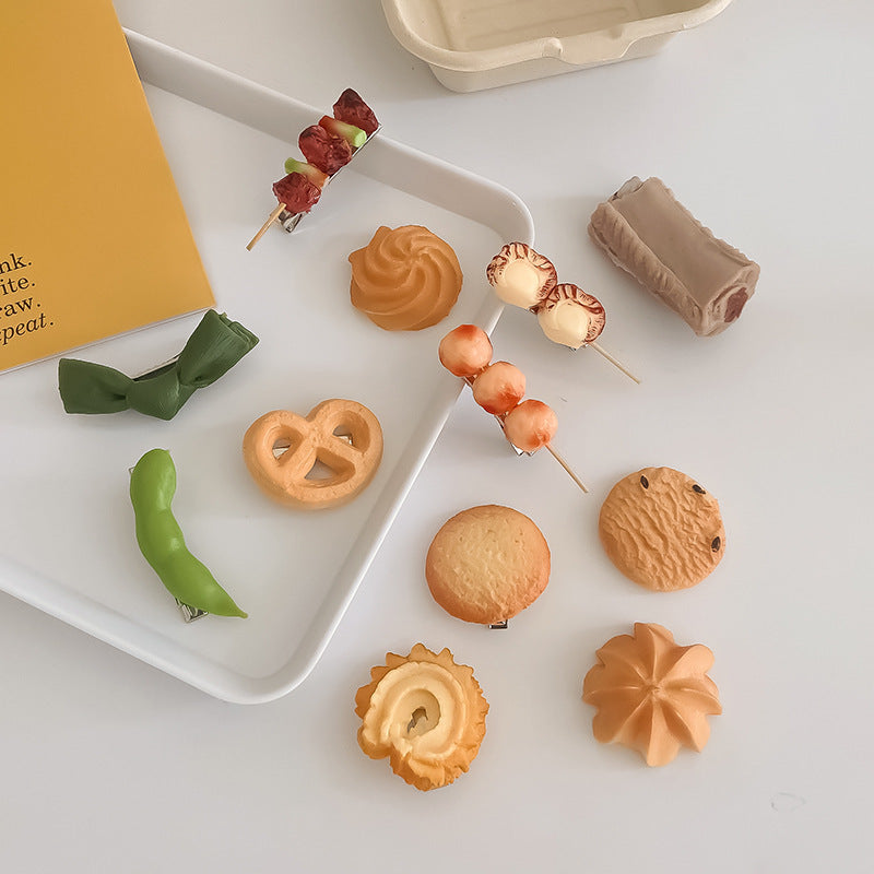 Wholesale Fake Food Plastic Hair Clips