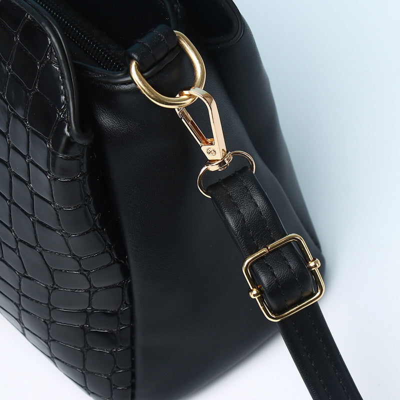 Wholesale Vintage Stone Pattern PU Shoulder Bag