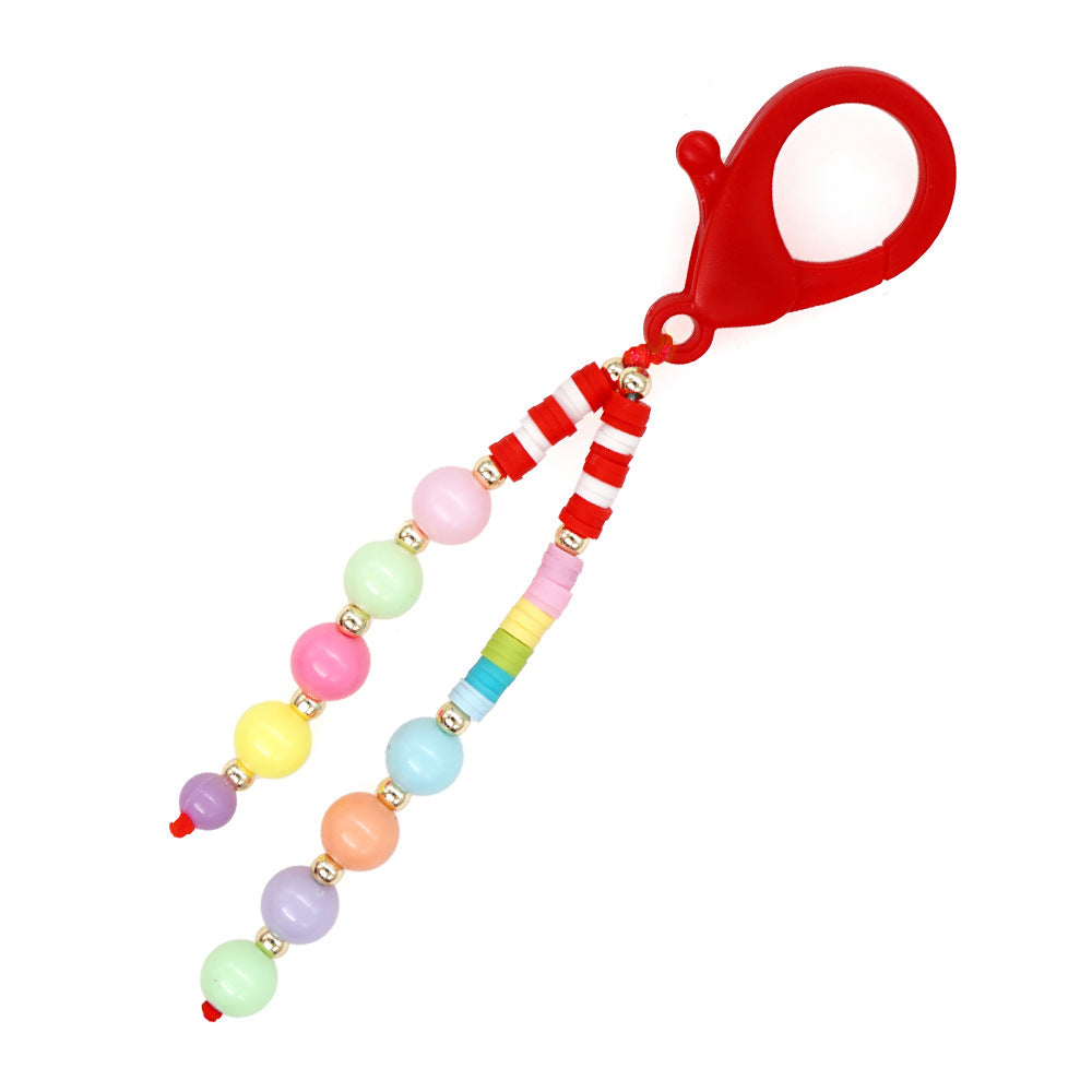 Wholesale Keychains Acrylic Anti-Lost Rice Beads