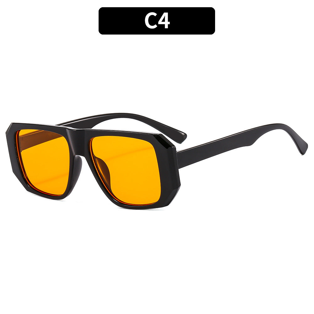 Wholesale Square Big Frame PC Sunglasses