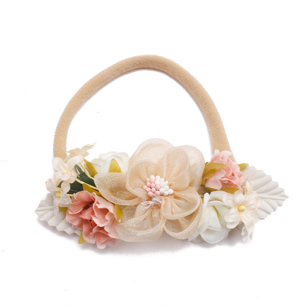 Wholesale Baby Princess Head Flower Headwear