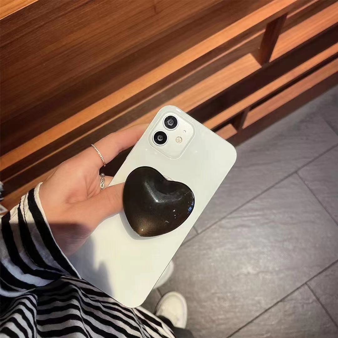 Wholesale Solid Color Love Phone Airbag Holder