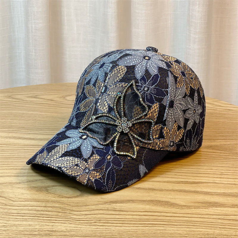 Wholesale Polyester Lace Thin Baseball Cap