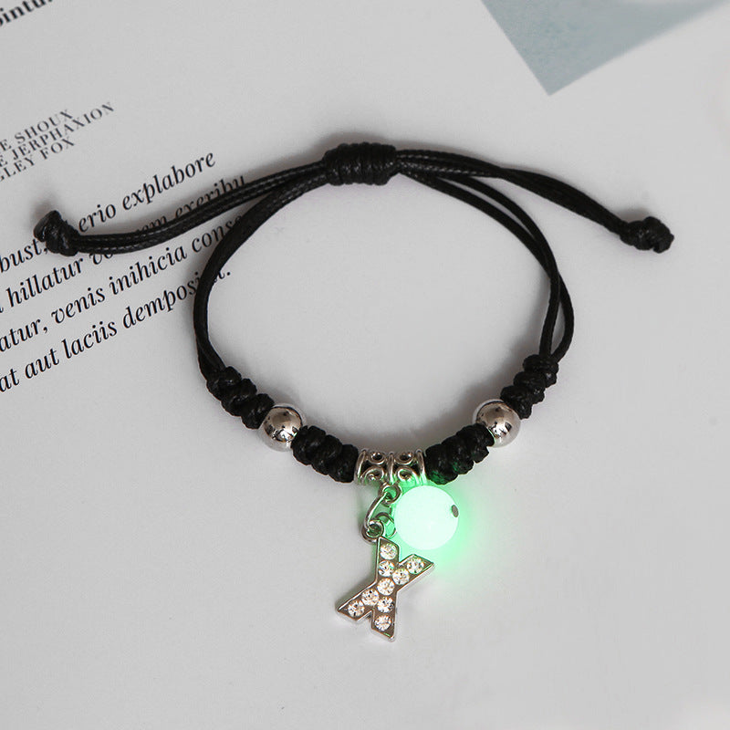 Pulsera Luminosa De Alfabeto Inglés De Aleación al por mayor