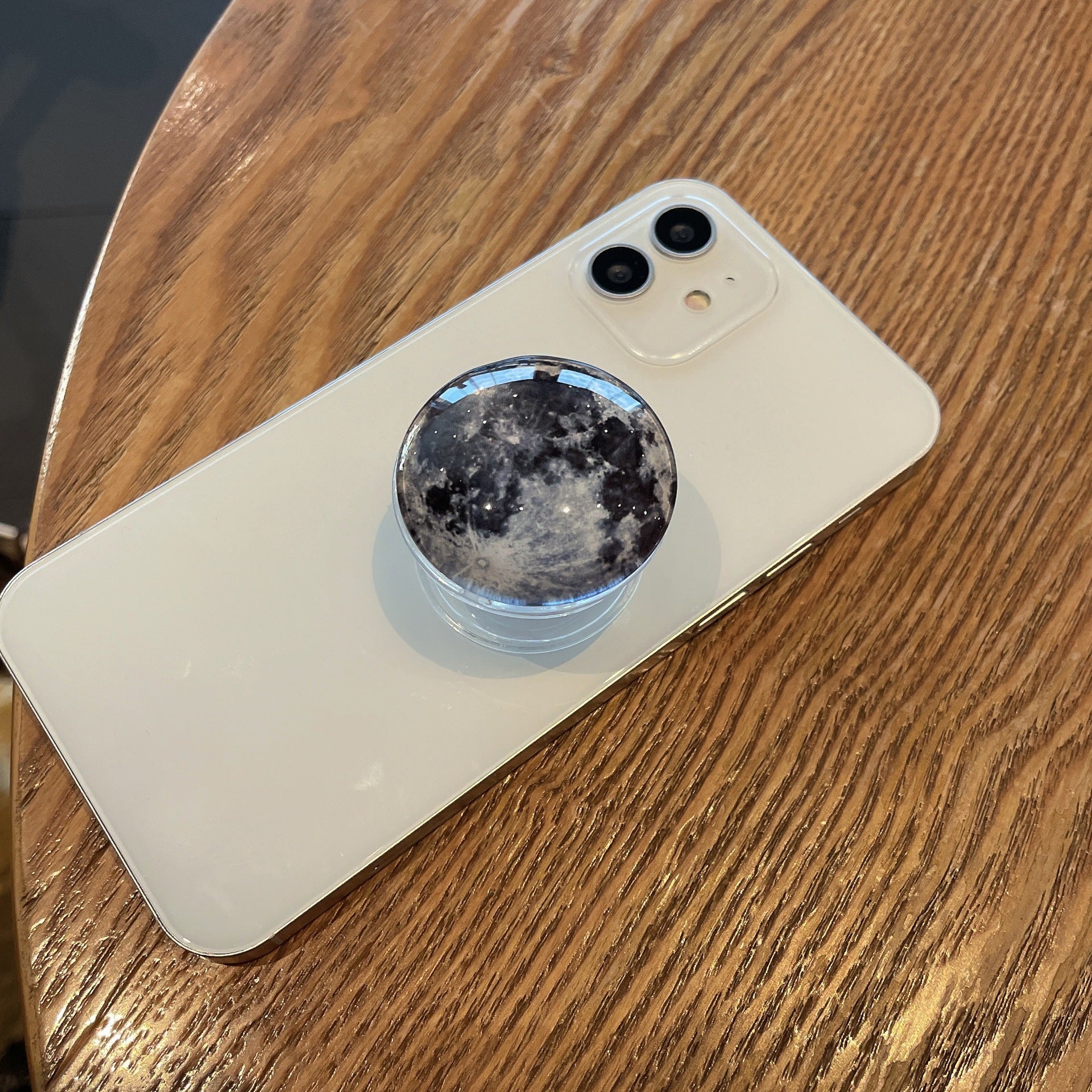 Venta al por mayor Soporte ámbar plegable de vidrio para teléfono móvil