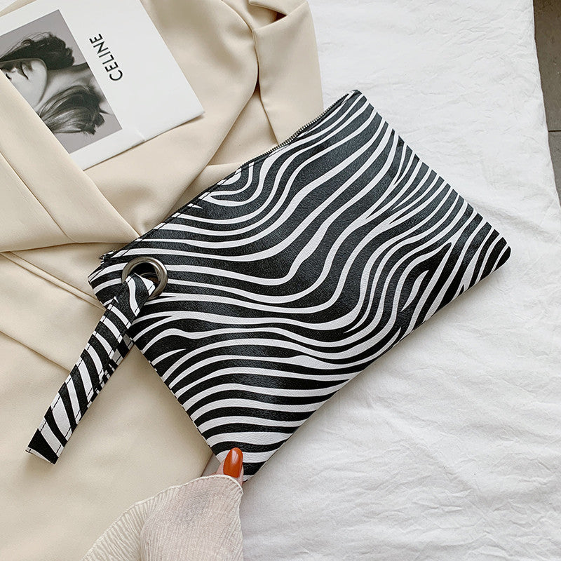 Wholesale PU Cow Pattern Chain Shoulder Bag