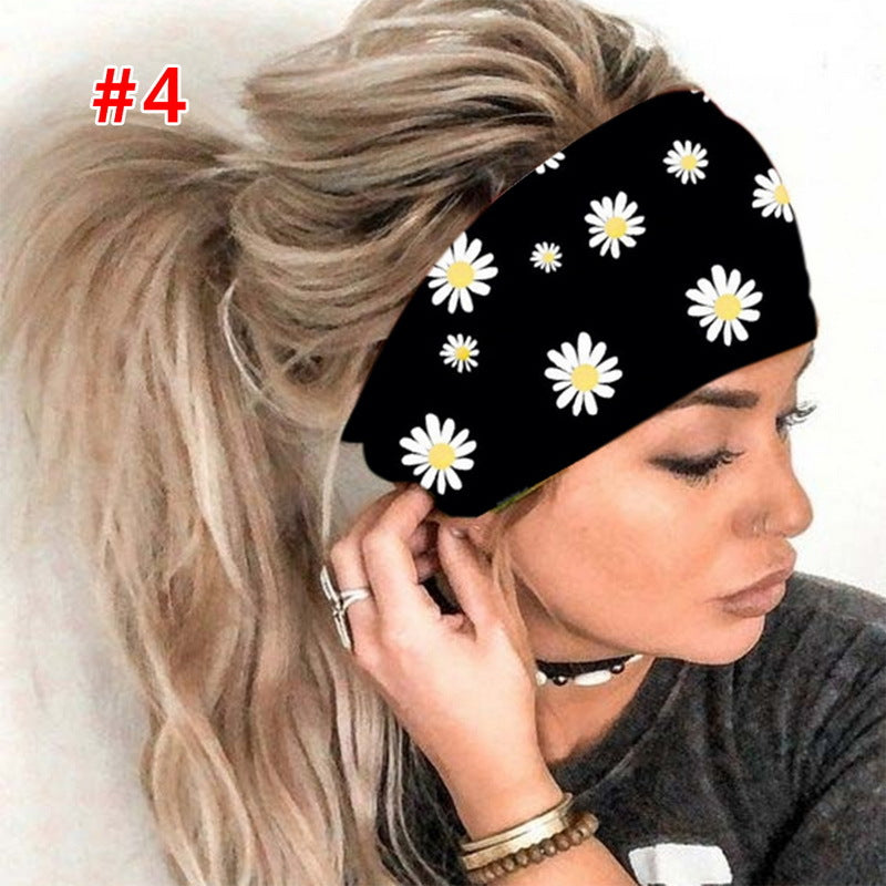 Wholesale Chrysanthemum Scarfs Cloth Headband