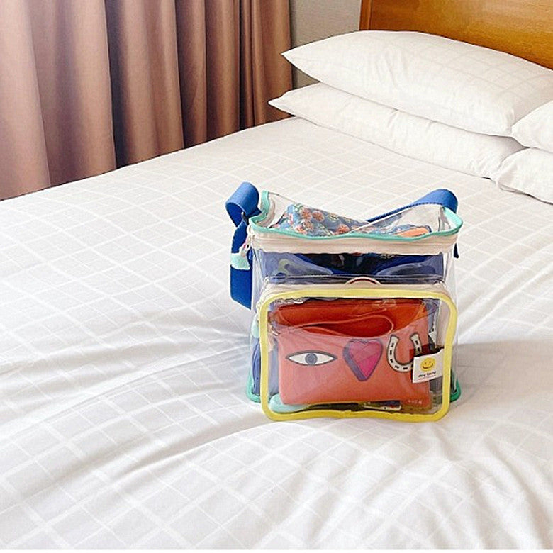 Wholesale Jelly Colored PVC Transparent Beach Bags