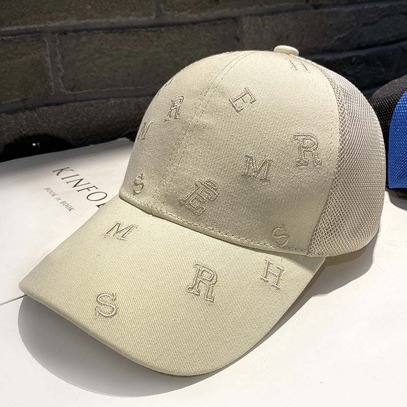 Wholesale Cotton Monogram Embroidered Mesh Cap