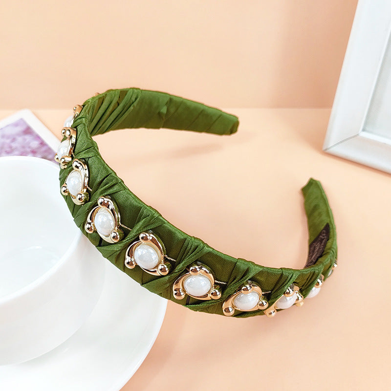 Wholesale Vintage French Style Pearl Girly Headband