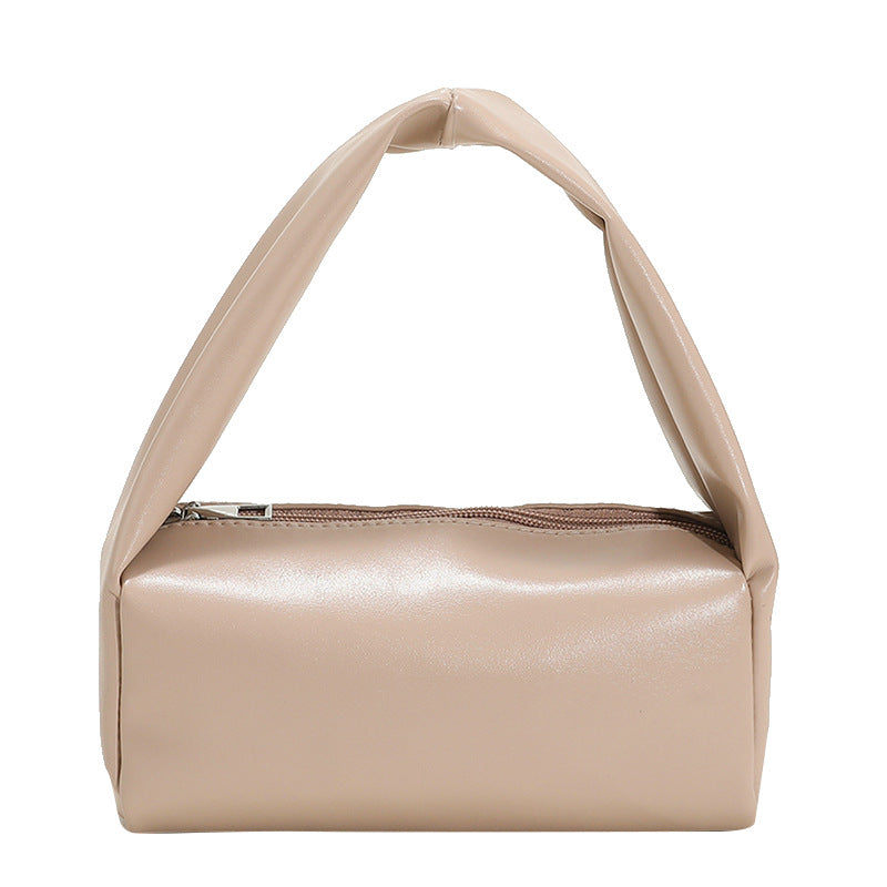 Wholesale Solid Color Fashion Casual PU Shoulder Bag