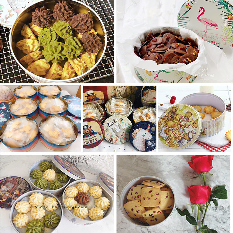 Caja Pequeña De Hierro De Galletas De Viento al por mayor