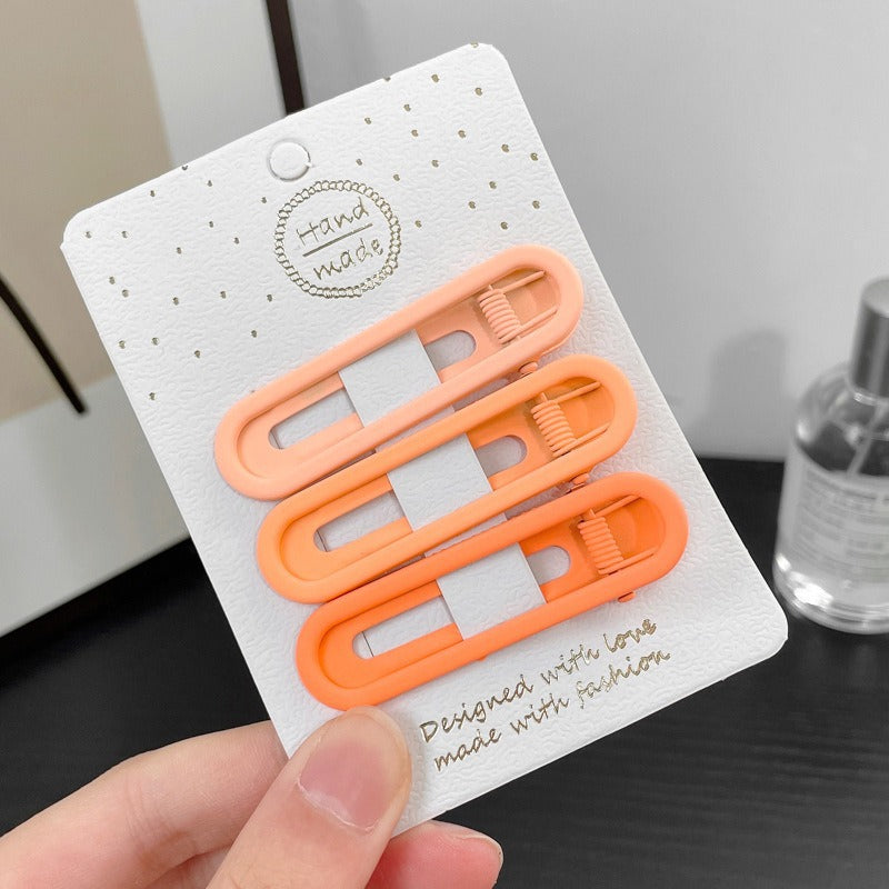 Pinzas Para El Cabello De Metal Lateral De Color Caramelo al por mayor