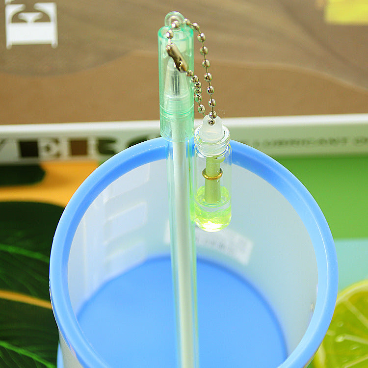 Wholesale Plastic Drift Bottle Pendant Ballpoint Pen