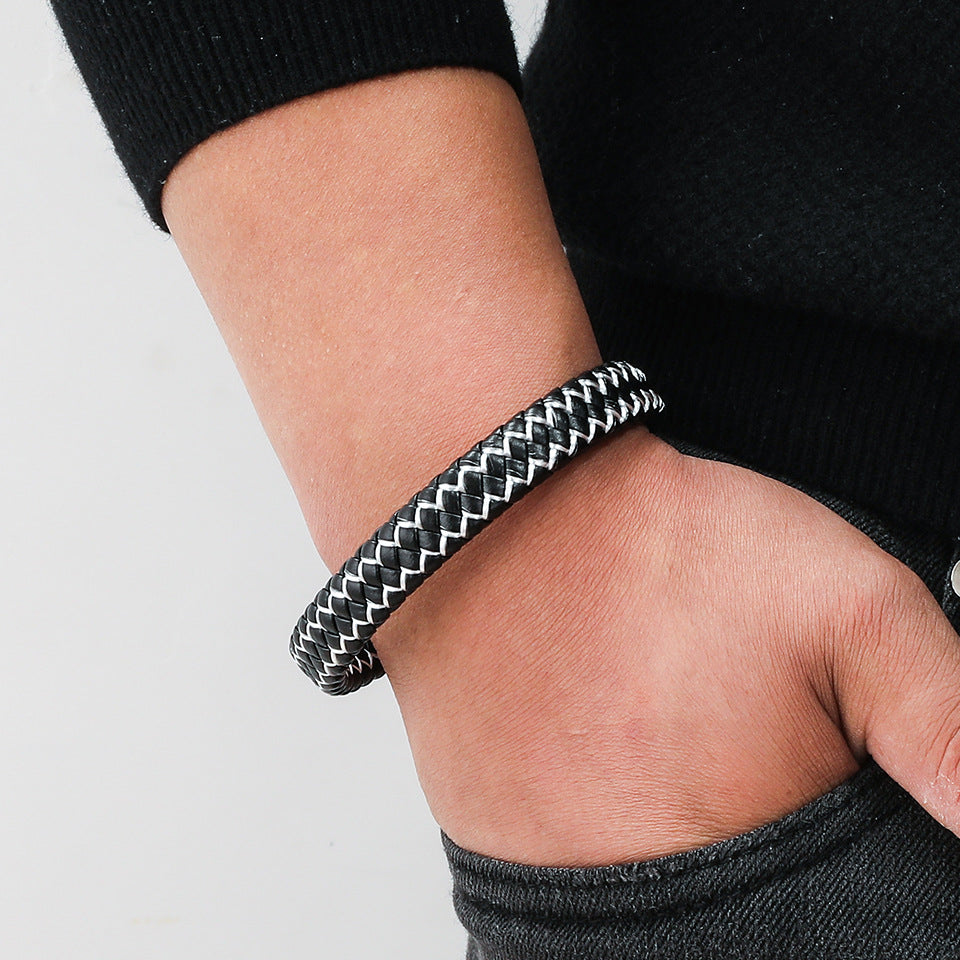 Wholesale Hand Woven Magnetic Buckle Bracelet