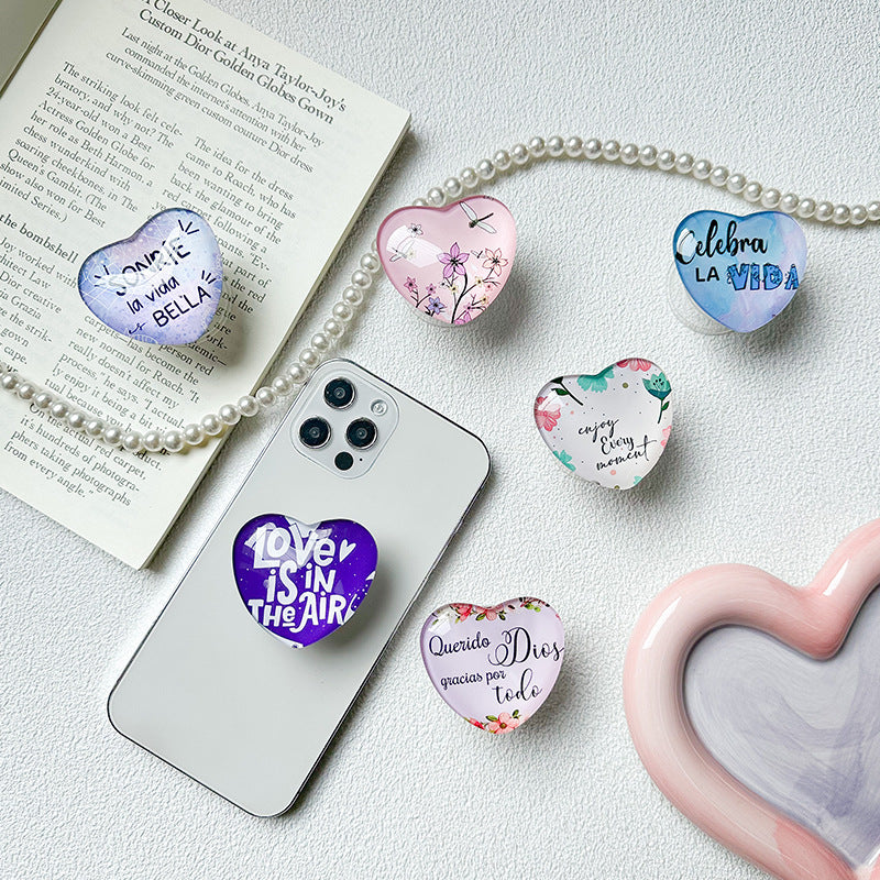 Wholesale Glass Love Phone Airbag Holder