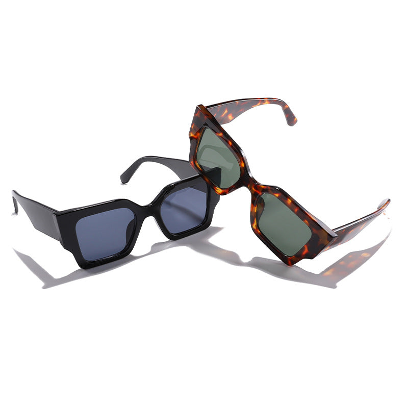 Venta al por mayor Vintage Square Gradient Gafas de sol AC