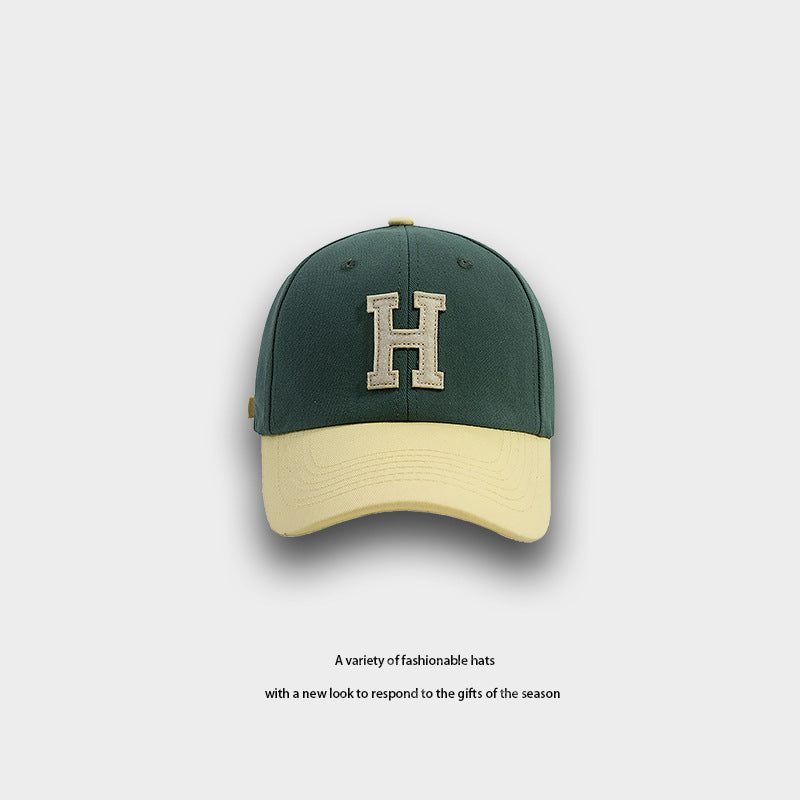 Wholesale H Alphabet Soft Top Cotton Hat