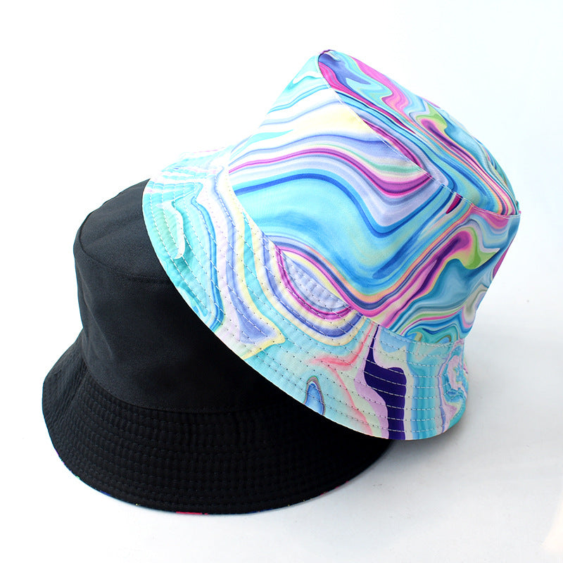 Venta al por mayor Sombrero de pescador de algodón de doble cara