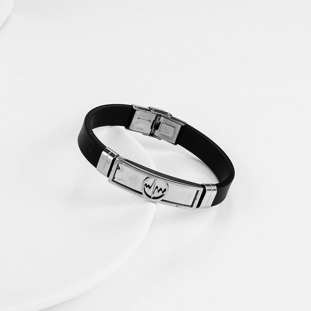 Wholesale Hollow Out Men's Bracelet Stainless Steel