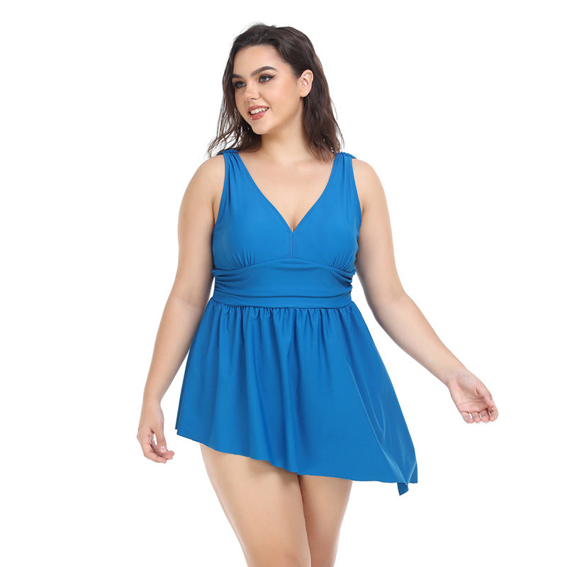 Wholesale Plus Size Ladies Polyester Swimwear