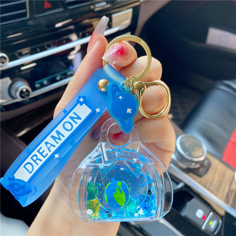 Luminoso acrílico al por mayor en aceite Earth Botella de botella flotante