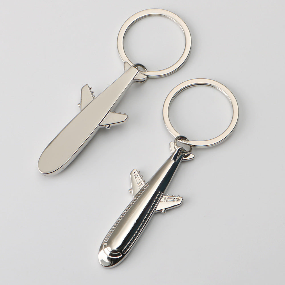 Modelo de avión al por mayor llavero de metal