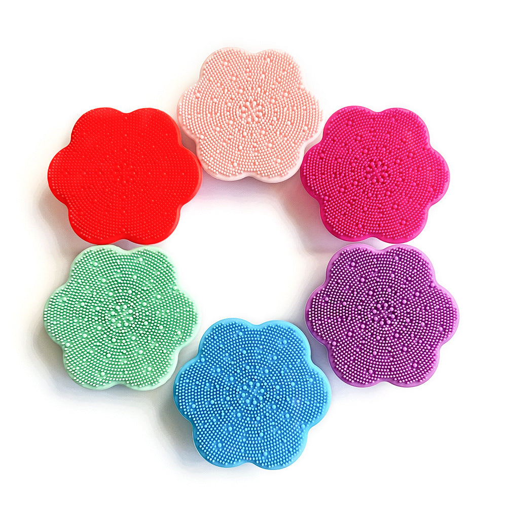 Belleza de silicona de limpieza de masajes en forma de flores al por mayor 10pcs