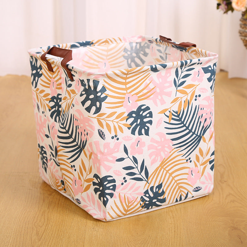 Wholesale Cotton and Linen Cartoon Animal Foldable Dirty Clothes Basket