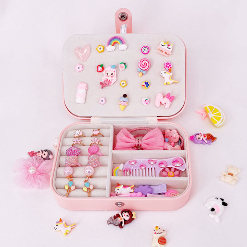 Caja de almacenamiento de PU de joyería para niños VWwholesale