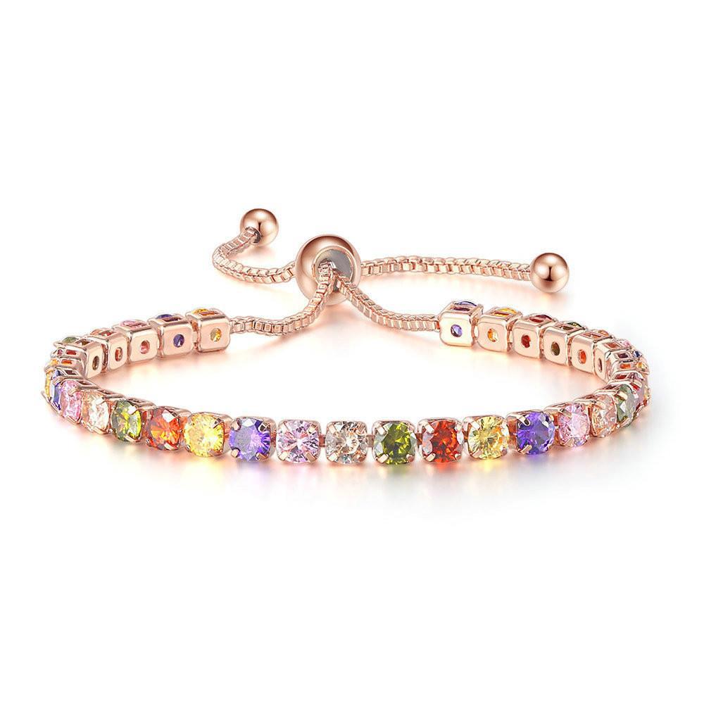 Wholesale Color Full Diamond Crystal Zircon Bracelet
