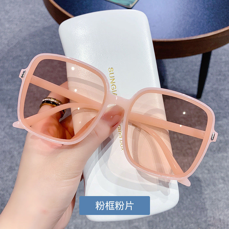 Wholesale PC Rice Nail Big Frame Sunglasses