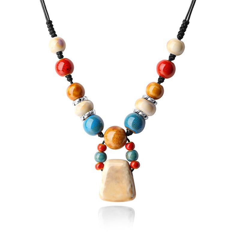 Wholesale Versatile Bohemian Necklace Ceramic