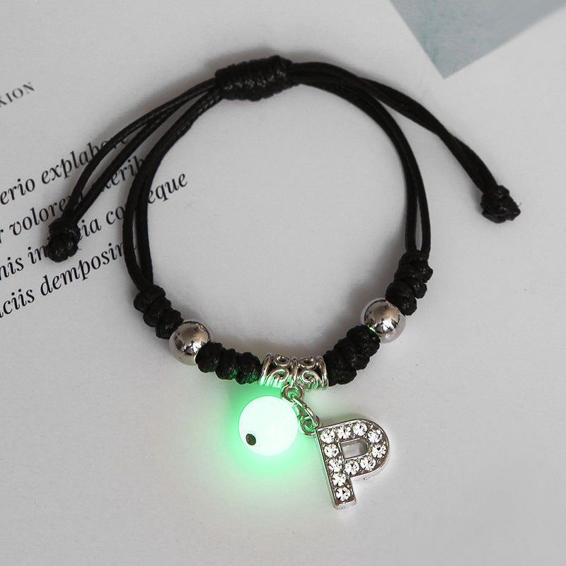 Pulsera Luminosa De Alfabeto Inglés De Aleación al por mayor
