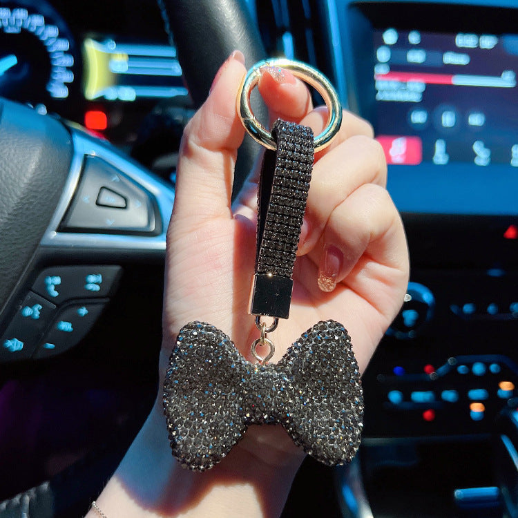 Venta al por mayor Llavero encantador del arco del diamante