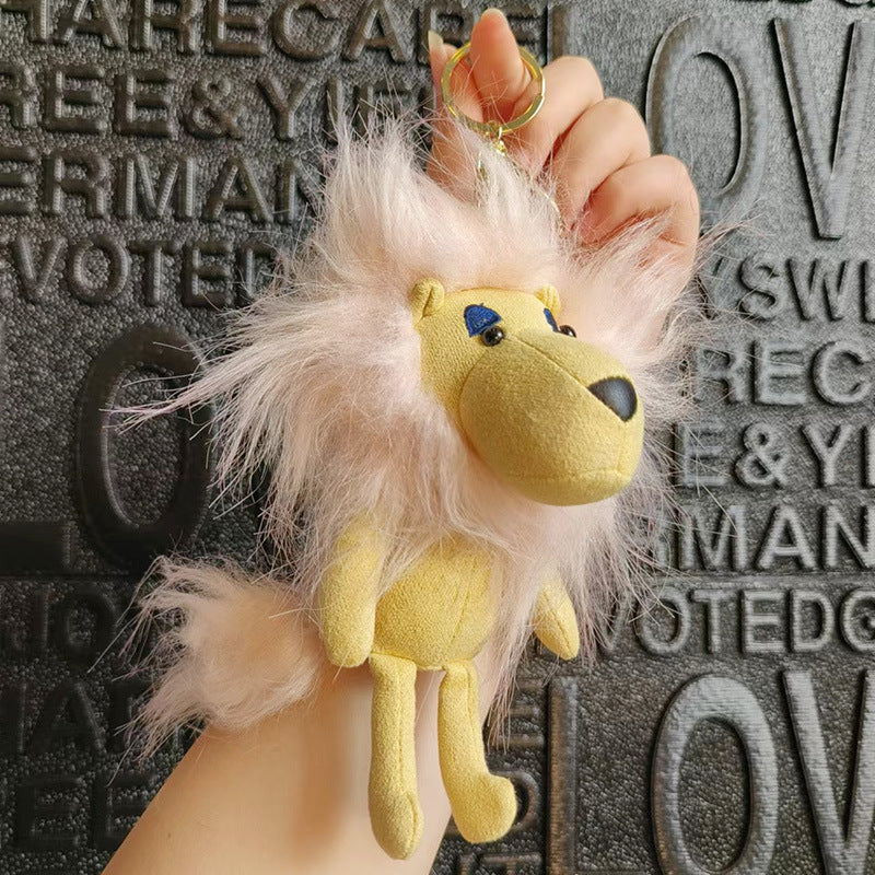 Wholesale Plush Lions Creative Key Chain