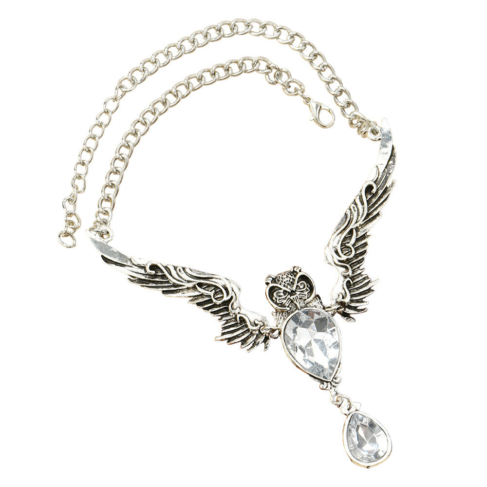 Wholesale Owl Pendant Alloy Necklace