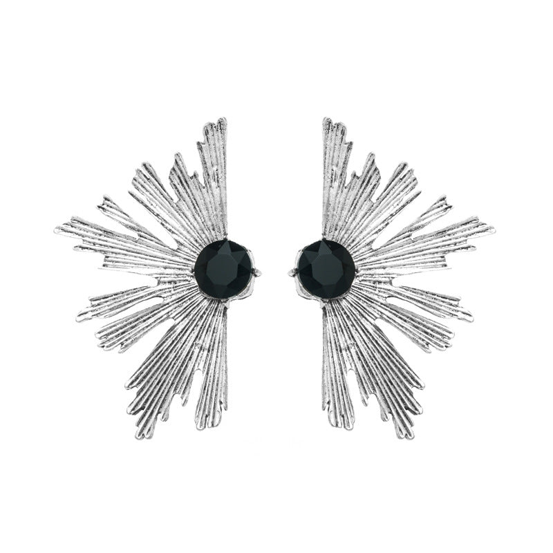 Aretes De Aleación Con Tachuelas De Diamantes De Múltiples Capas al por mayor