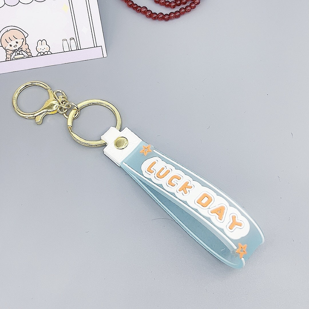 Llavero de gelatina de goma suave de goma al por mayor