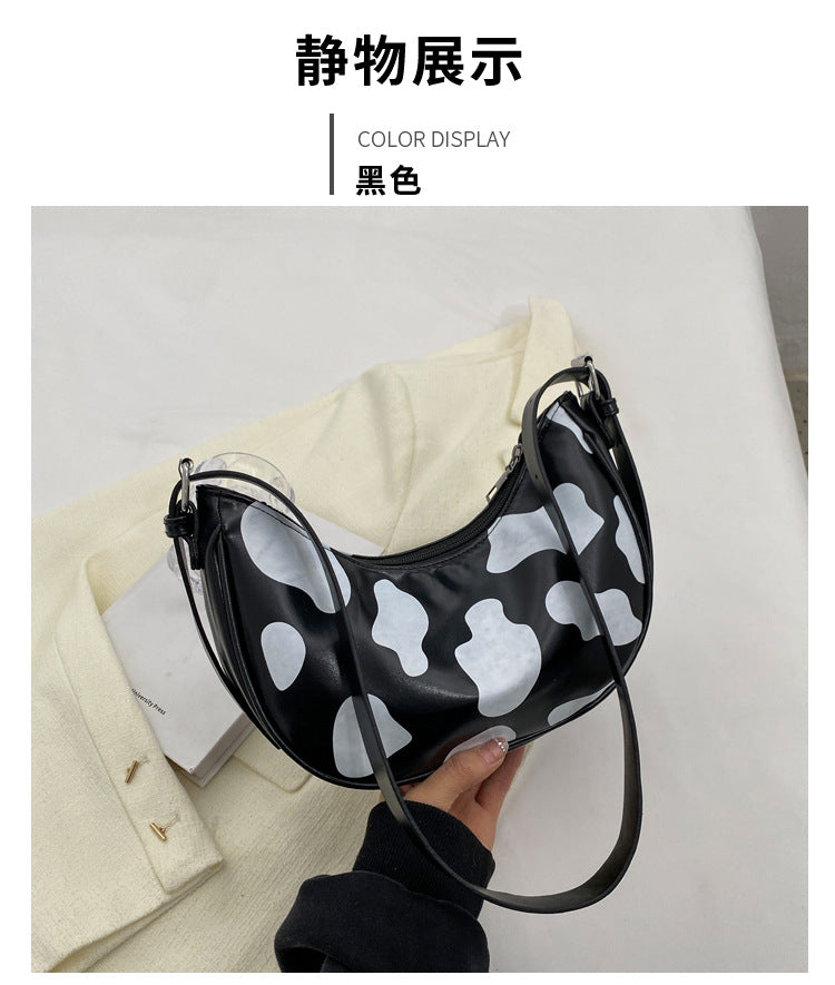 Wholesale Cow Pattern Shoulder Bag Crossbody Bag