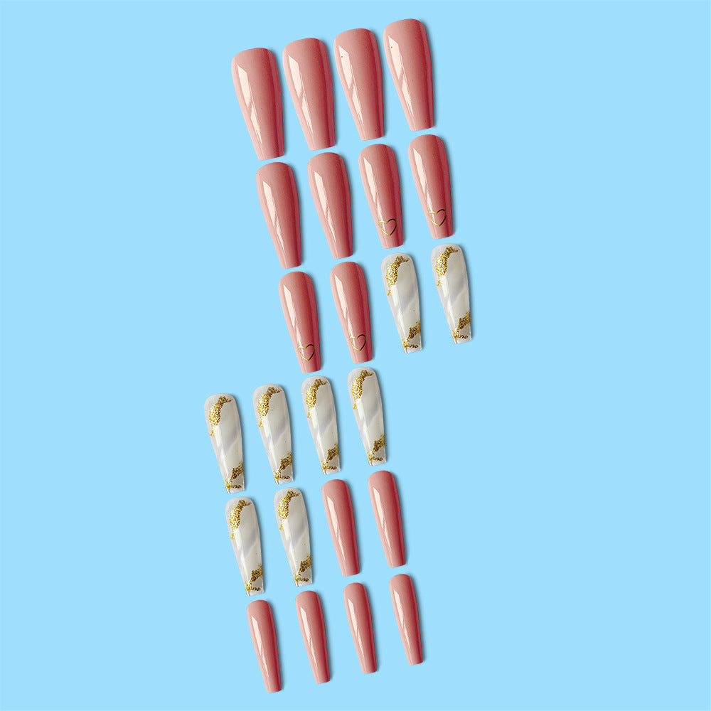 Wholesale Love Gilt Plastic Manicure Chip