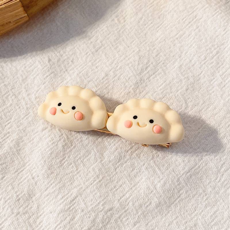 Wholesale Acrylic Funny Food Hair Clips 10PCS