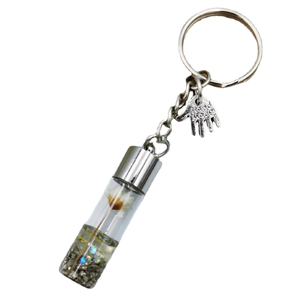 Wholesale Preserved Flower Resin Keychain