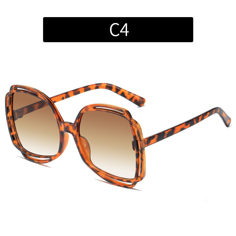 Wholesale PC Large Frame Hollow Out Sunglasses