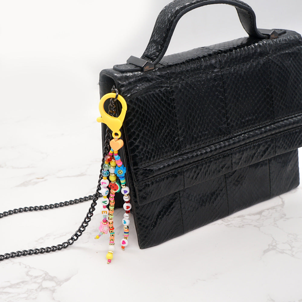 Wholesale Beaded Clay Keychain