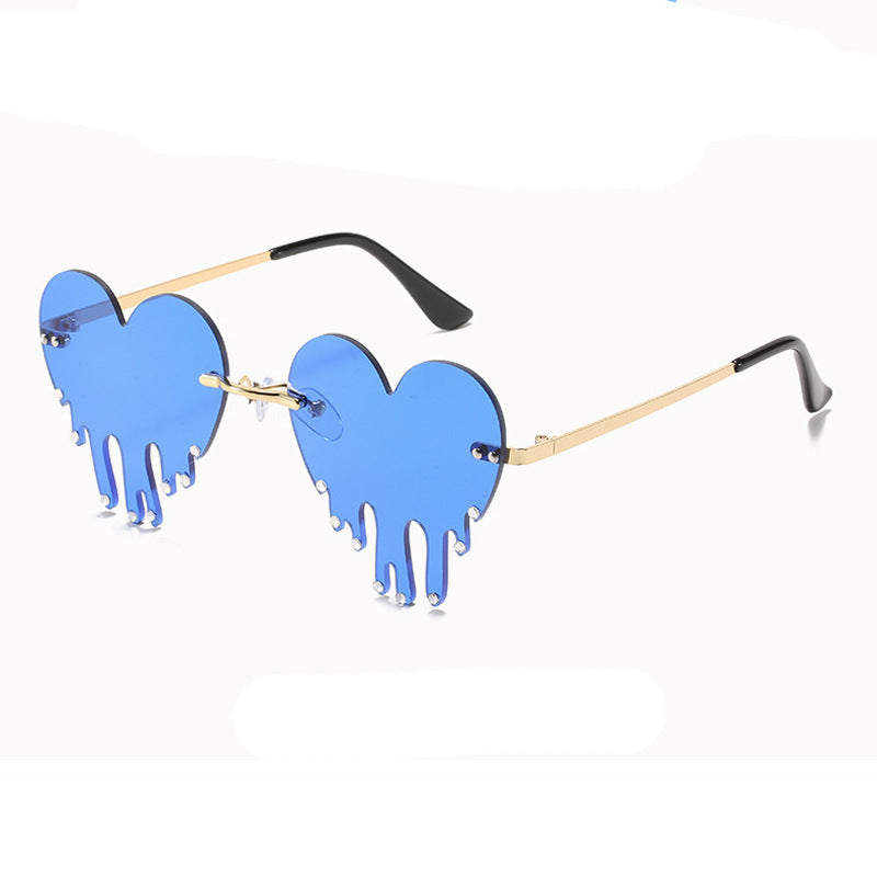 Wholesale Love Tears Drill PC Sunglasses