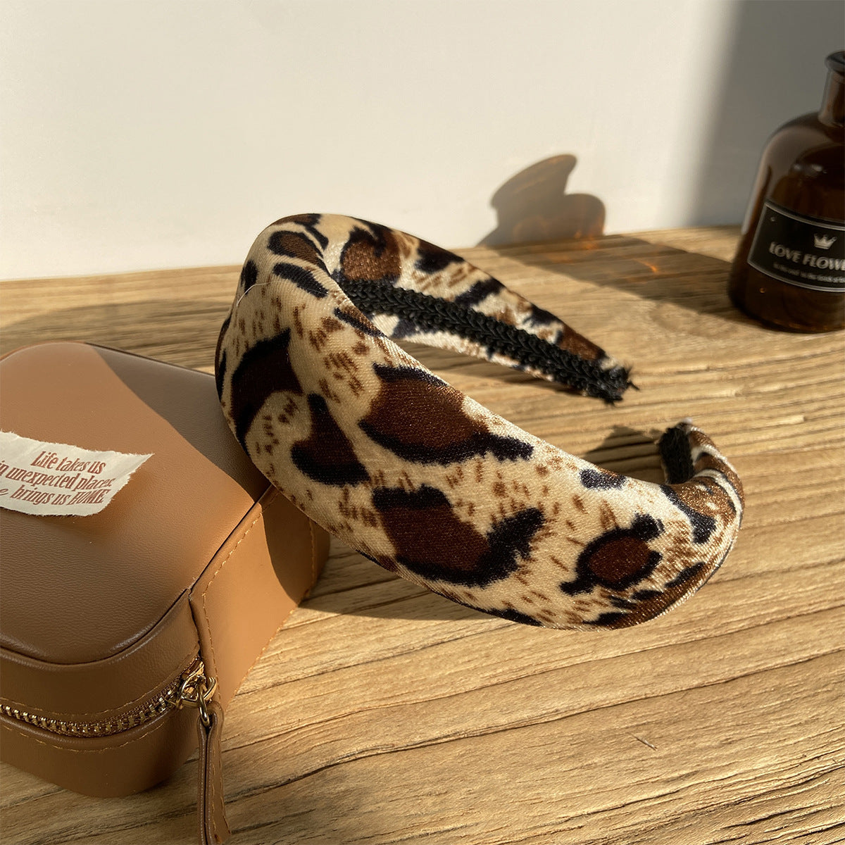 Wholesale Vintage Party Leopard Print Fabric Headband